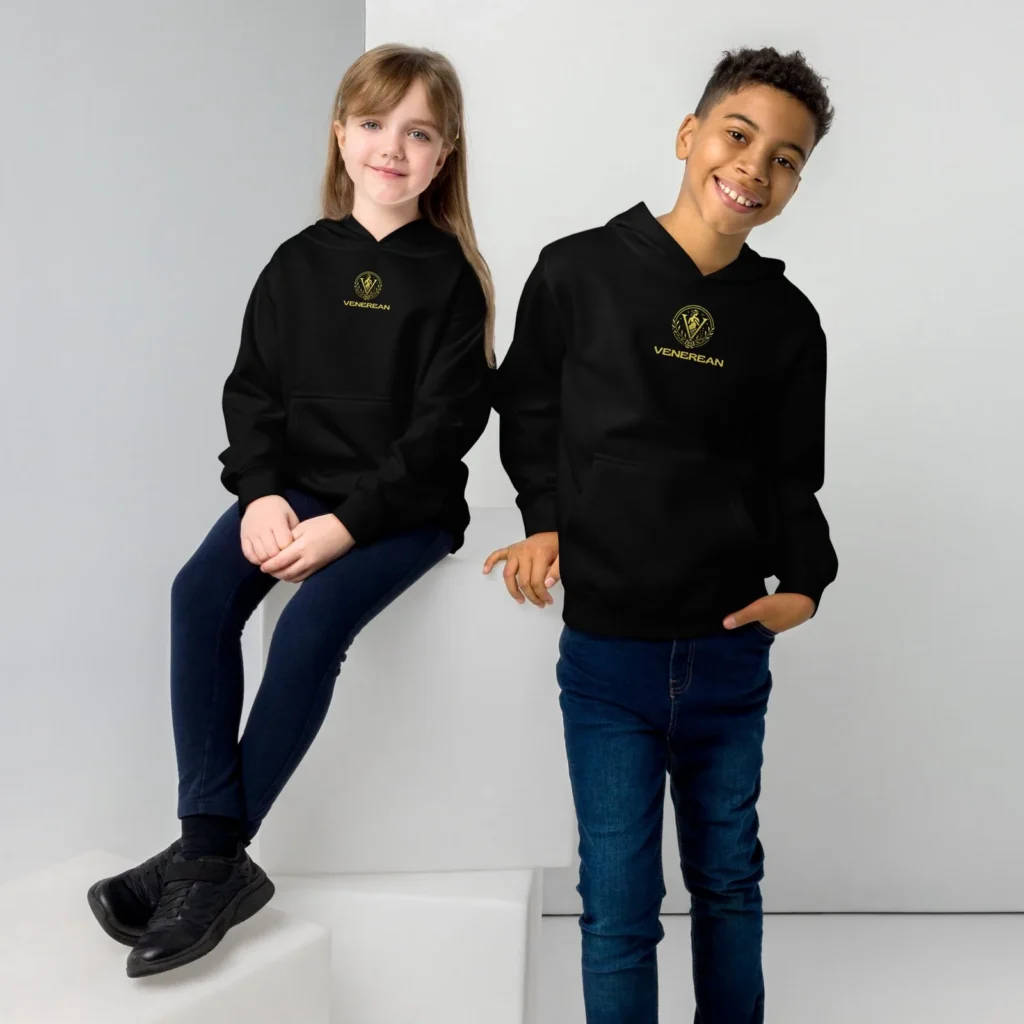 Venerean Cozy Adventure Kids' Fleece Hoodie by Venerean