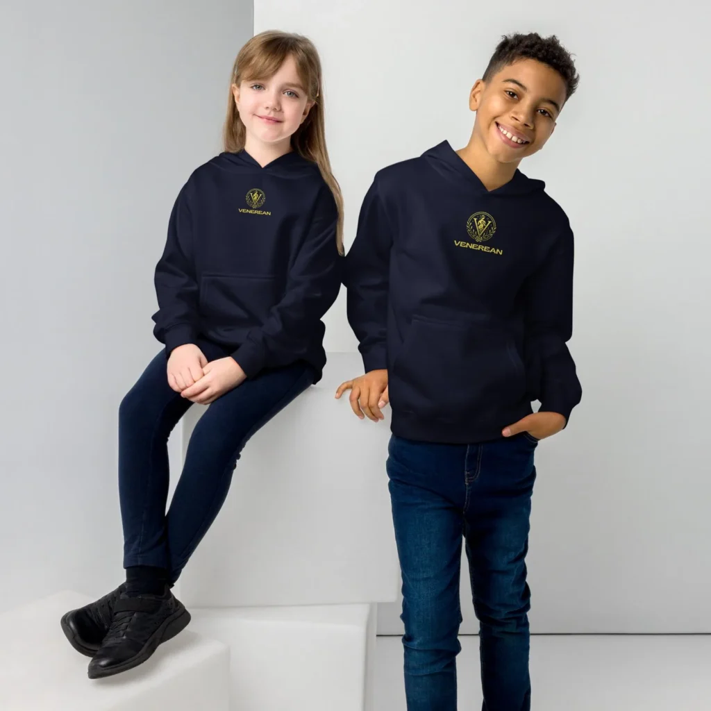 Venerean Cozy Adventure Kids' Fleece Hoodie alternate view