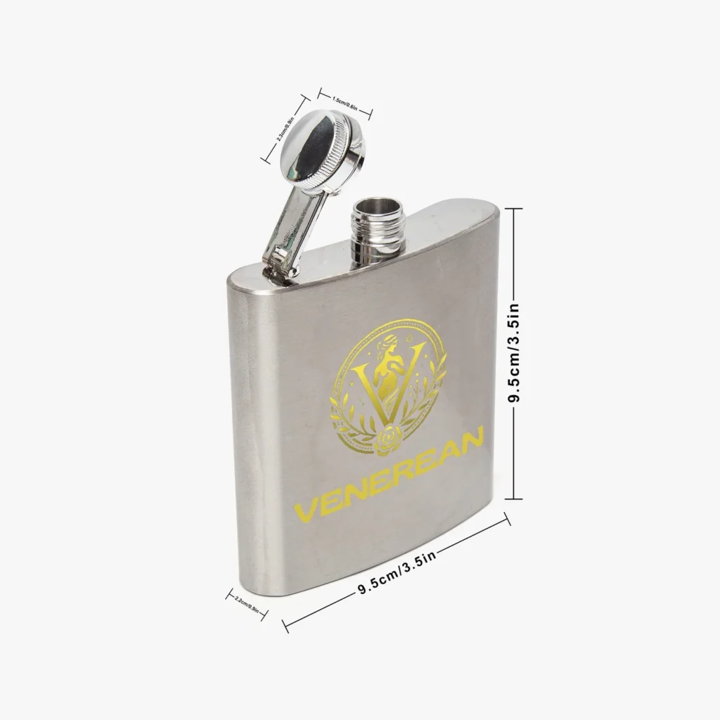 Venerean Elegance 6oz Hip Flask alternate view