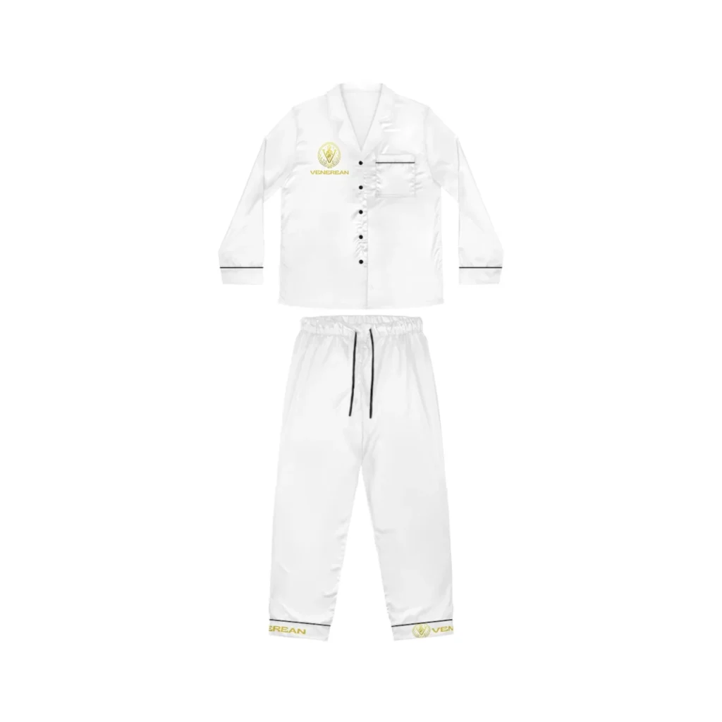 Venerean Luxe Custom Satin Pajama Set alternate view