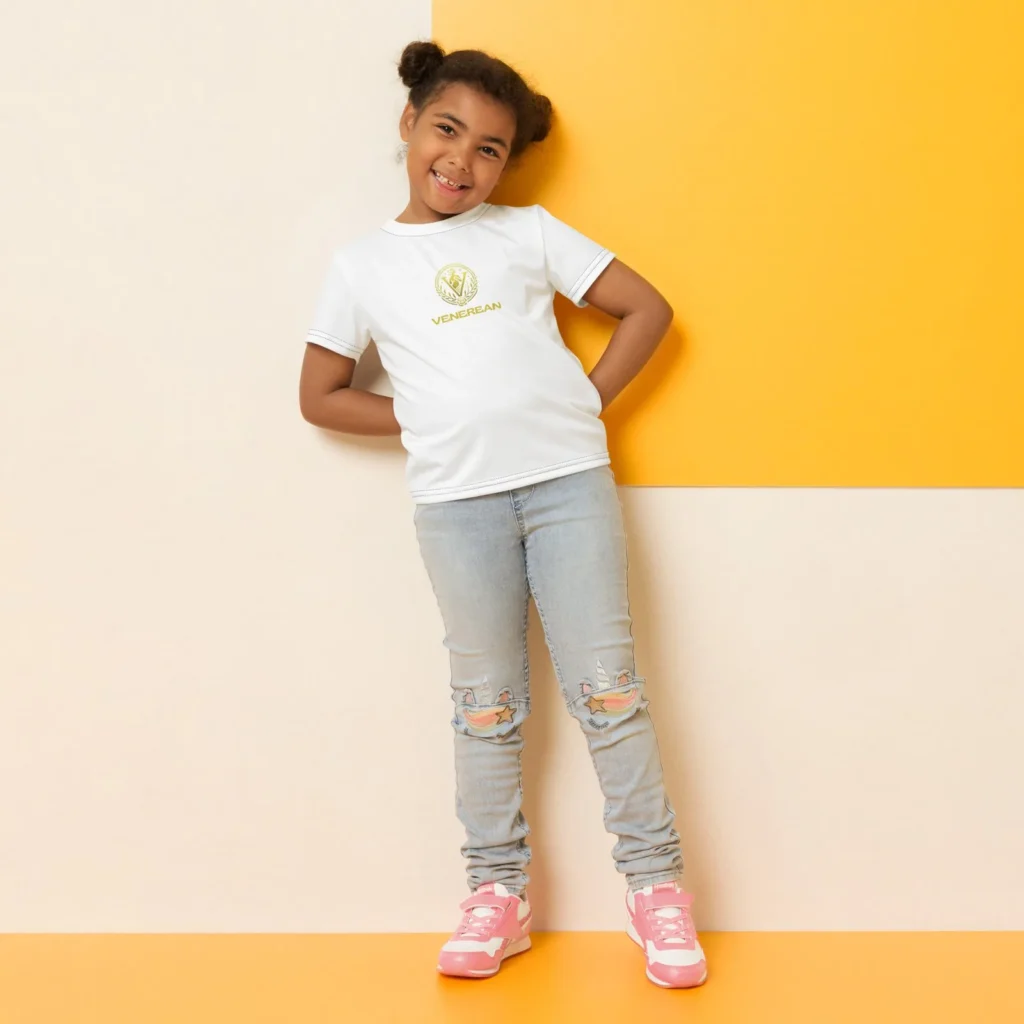 Venerean Playful Perfection Kids' Tee by Venerean