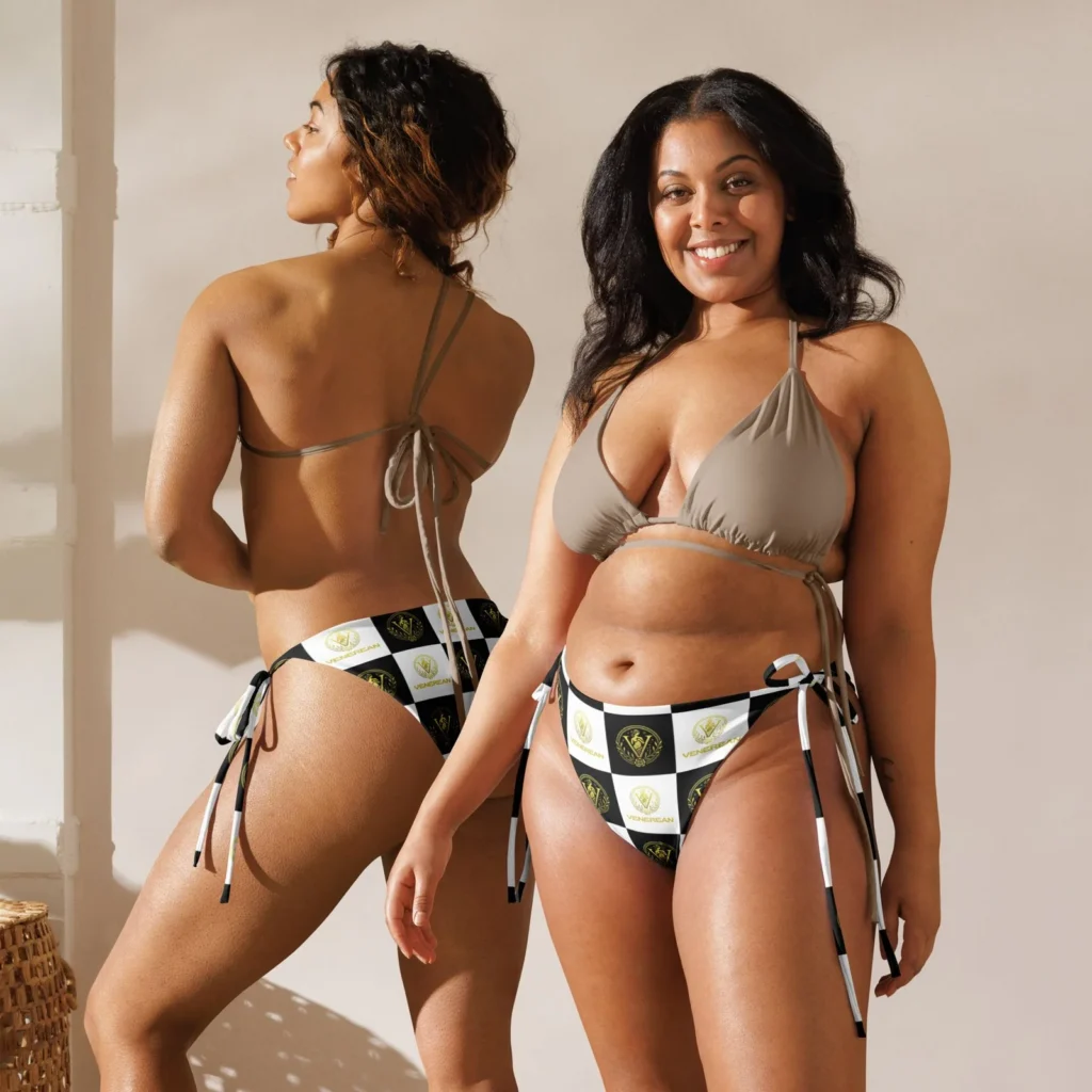 Venerean Sunseeker Recycled String Bikini Bottom by Venerean